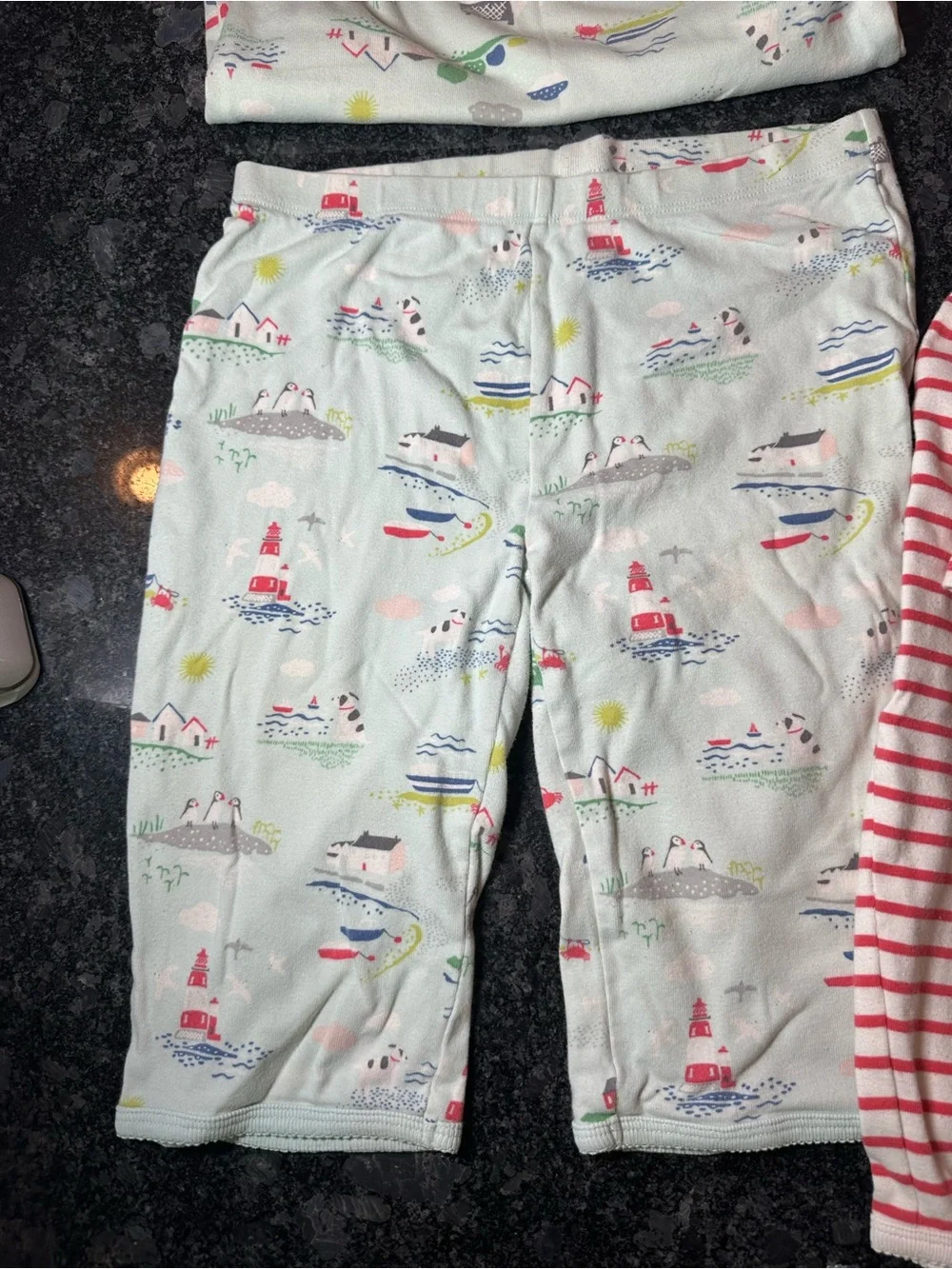 Lot of 2 Mini Boden Girls Size 12 Pajama Sets